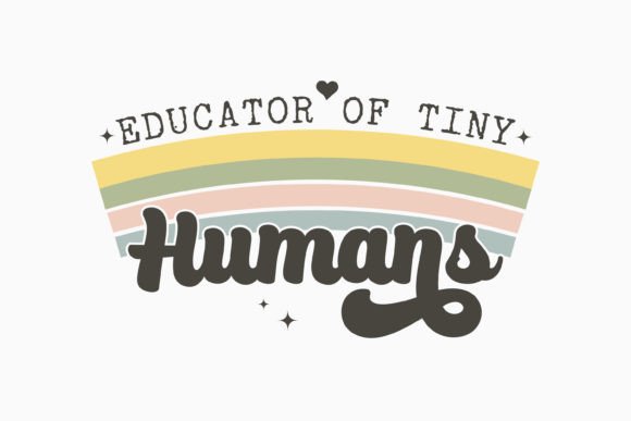 Educator of Tiny Human Retro Teacher SVG Review