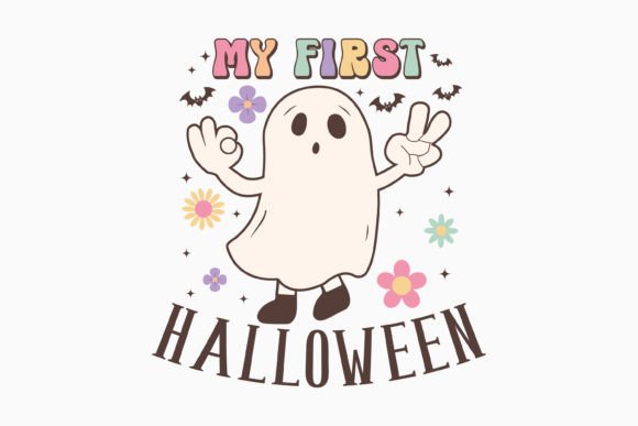 Halloween My First Halloween Retro SVG: Graphics for Crafts
