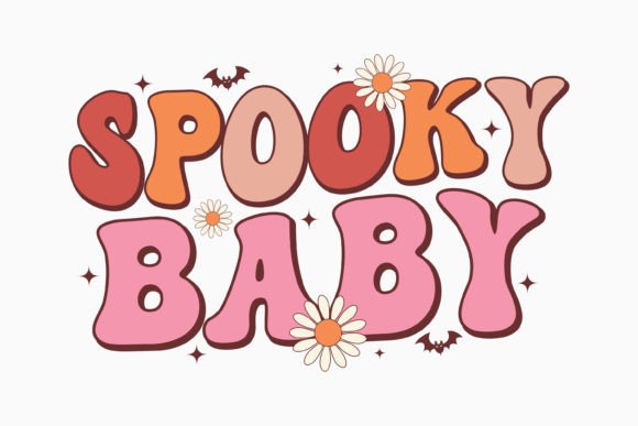 Halloween Spooky Baby Retro SVG: Graphics for Crafts