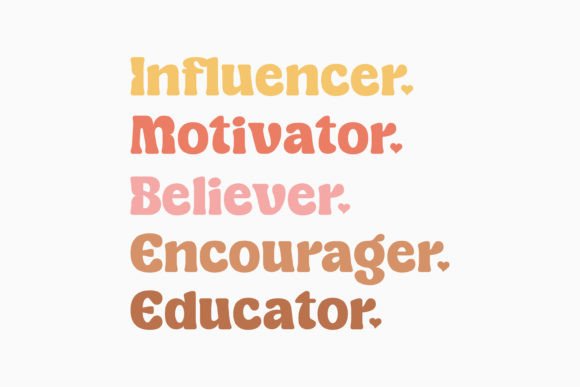 Influencer Motivator Graphics for Teacher Crafts