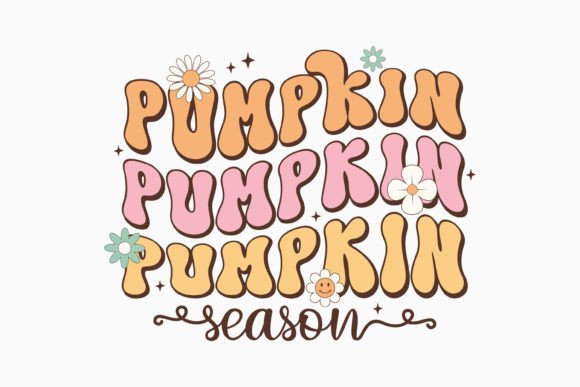 Pumpkin Season Halloween Retro Graphics for Crafts