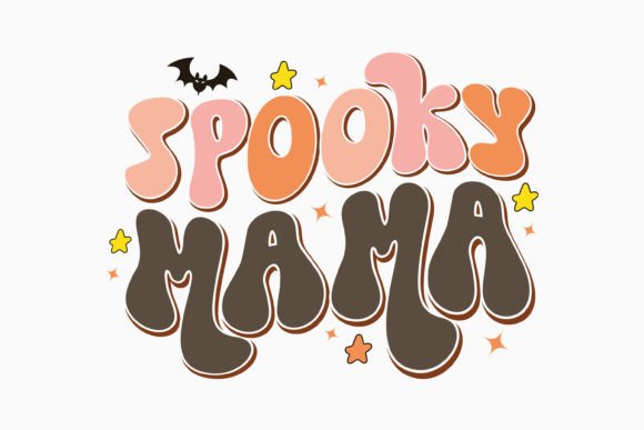 Spooky Mama Graphics for Retro Halloween Crafts